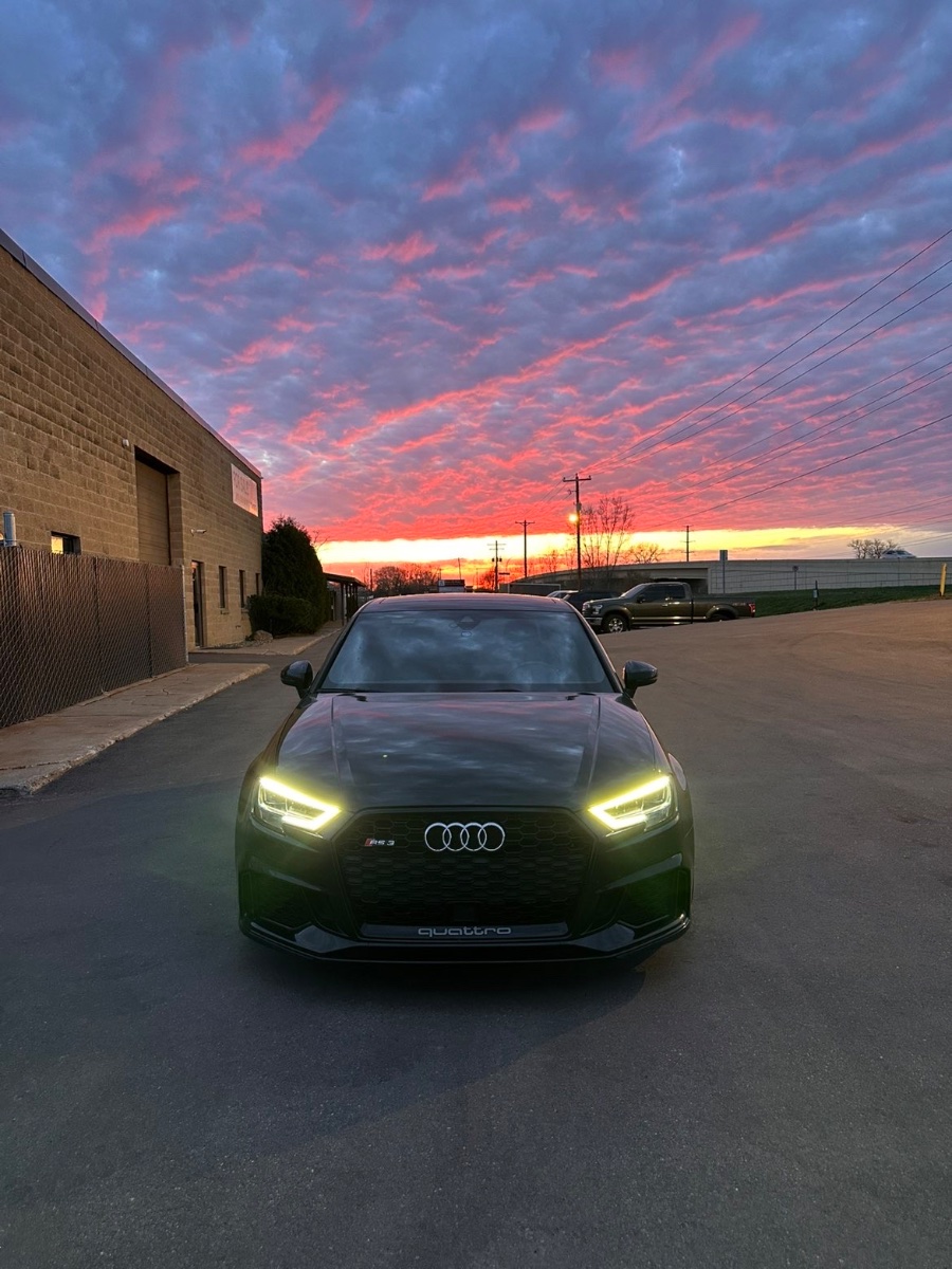 2018 Audi Rs3 build card